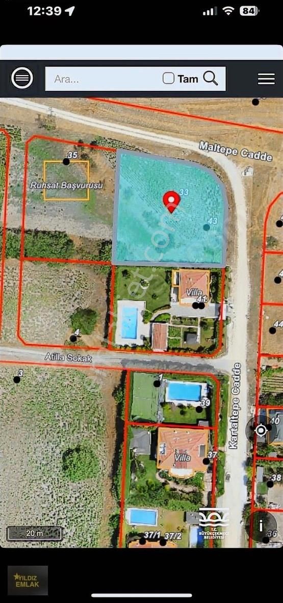 Büyükçekmece Celaliye De Satılık Villa İmarlı Köşe Parsel - Görsel 3