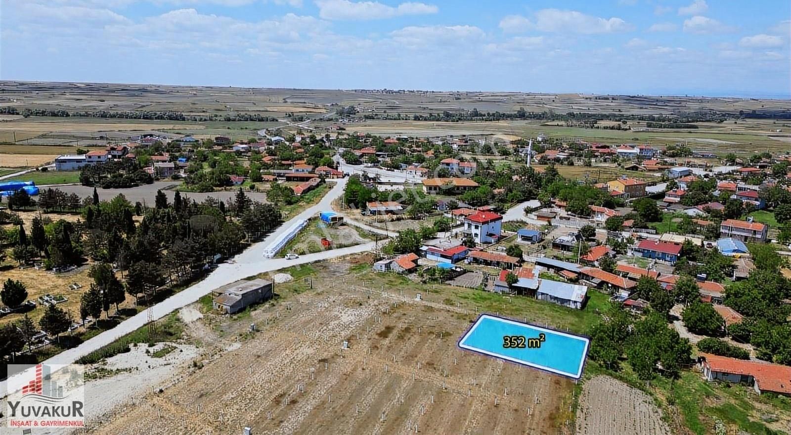 Tekirdağ Kapaklı Karlı Mah'de 352² Ruhsat Proje Hazır İnş.başla