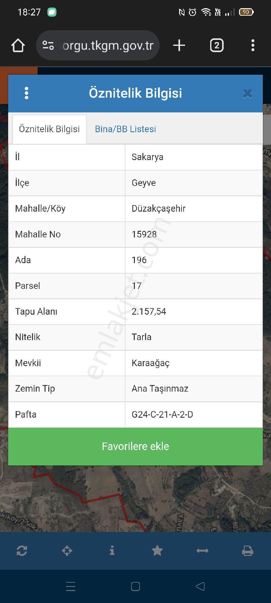 Satılık Tarla