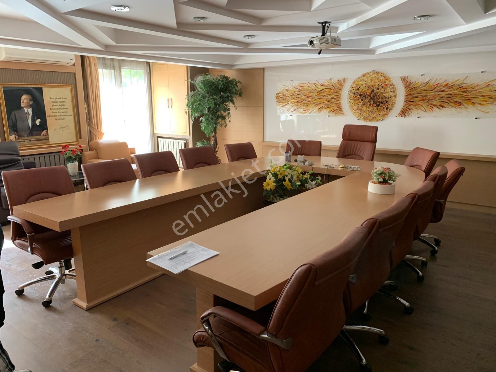Papatya Residence 1 Merkezi Konumda 4 Odalı Eşyalı Ofis Katı