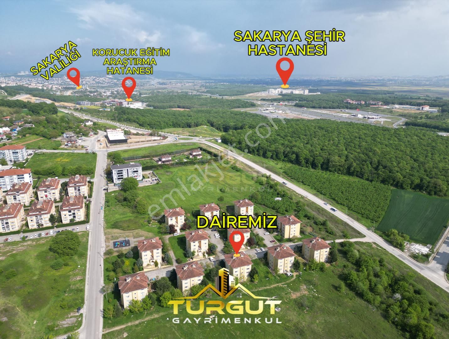 Korucuk'ta Kiralık 1+1 Daire - Turgut Gayrimenkul