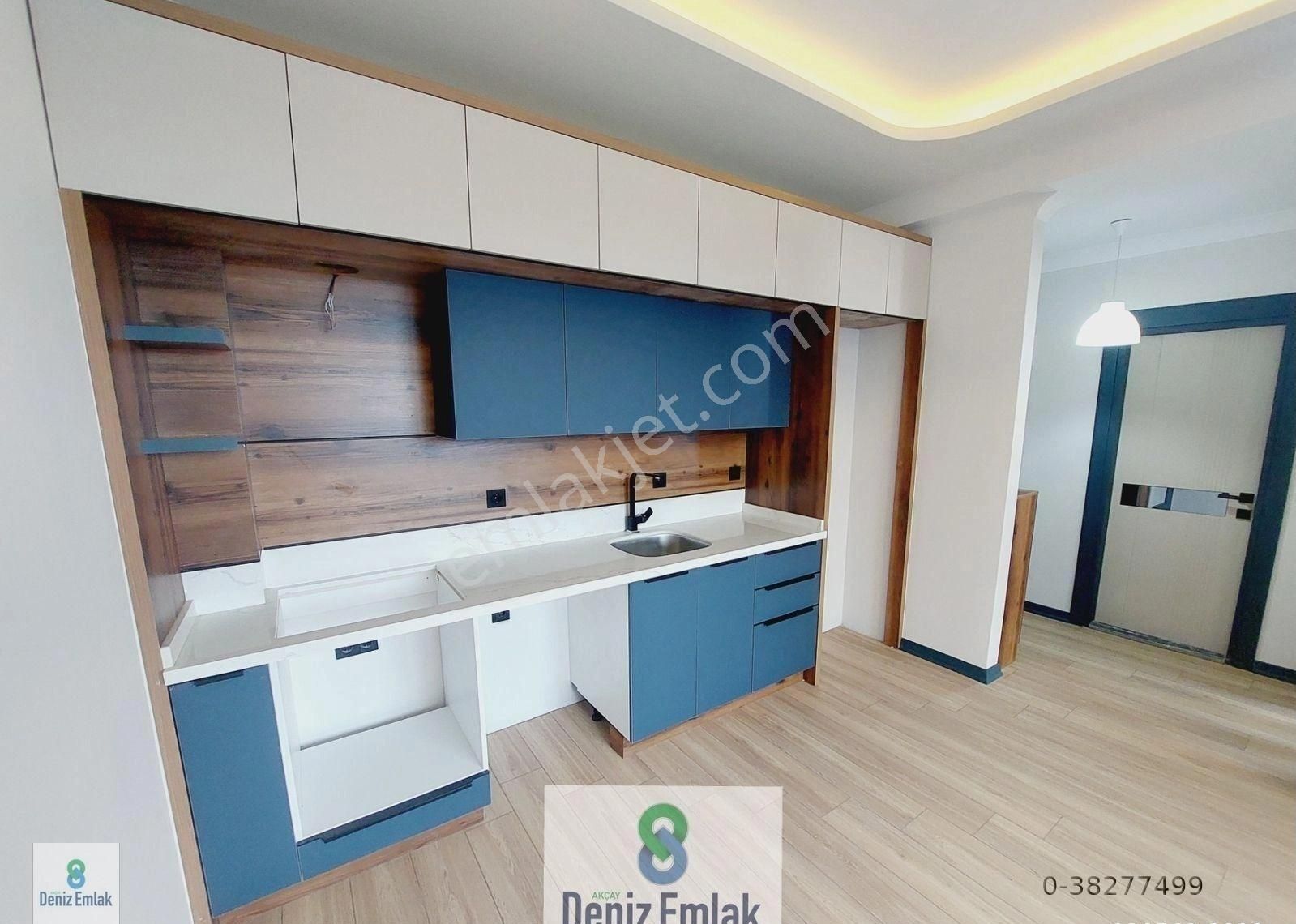 Denizden Akçayda Sıfır Oturuma Hazır Doğalgazlı Satılık 1+1 Daire