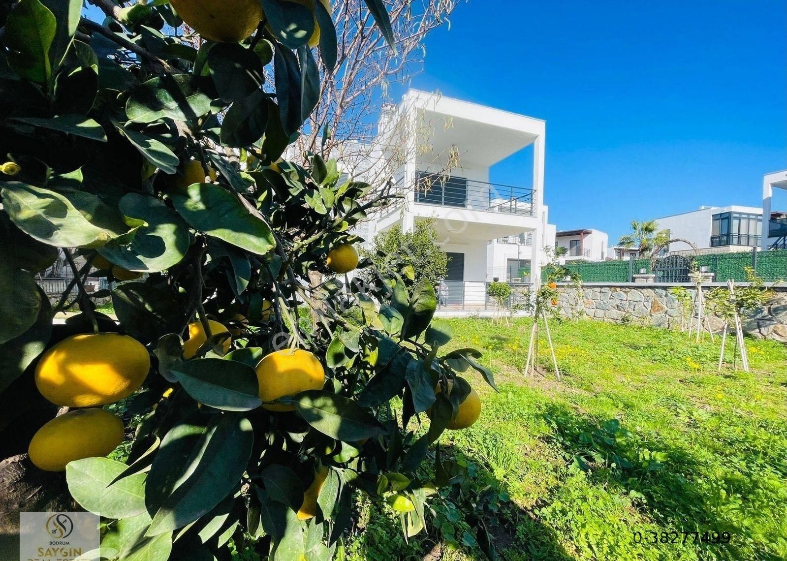 Gümüşlük Merkezde Sıfır Eşyalı Bahçeli Yıllık Kiralık 3+1 Daire