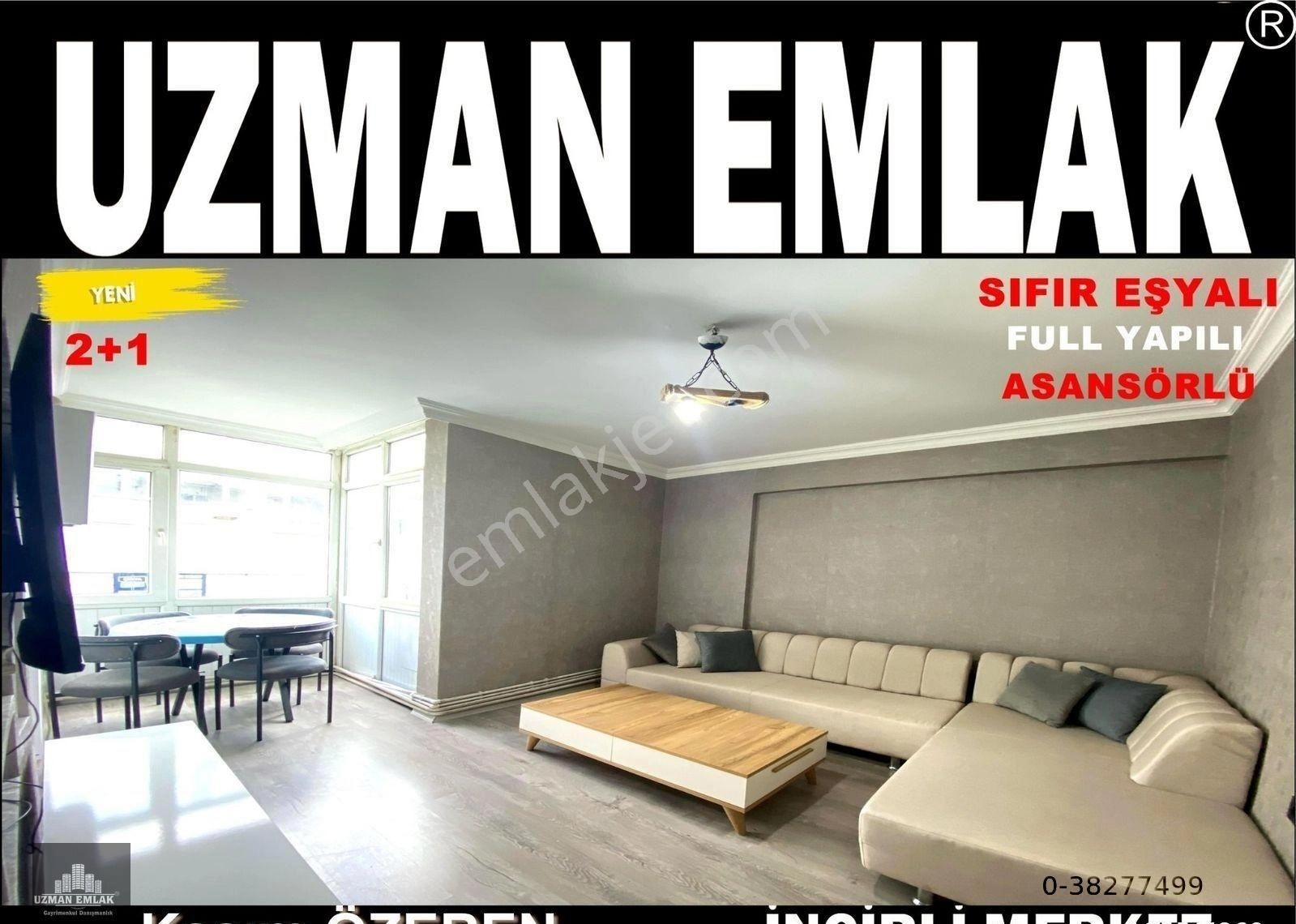Uzman Emlak'dan Kızılay Mh'de Avm'ye Ve Metro Yakını 1.katta Full Sıfır Eşyalı Asansörlü 2+1 Daire