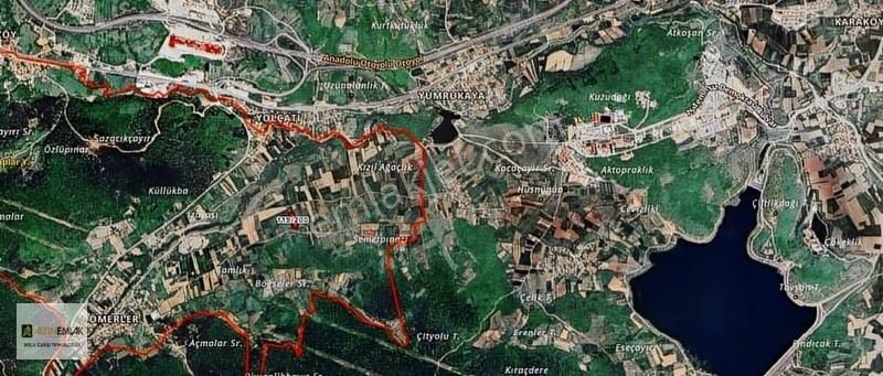 Bolu Altın Emlak Tan Ömerler Köyünde 7750m2 Satılık Fırsat Tarla