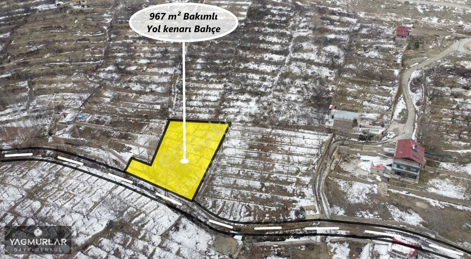 Yağmurlar'dan Yeşilburç Girişi 967 M² Yol Kenarı Satılık Bahçe !
