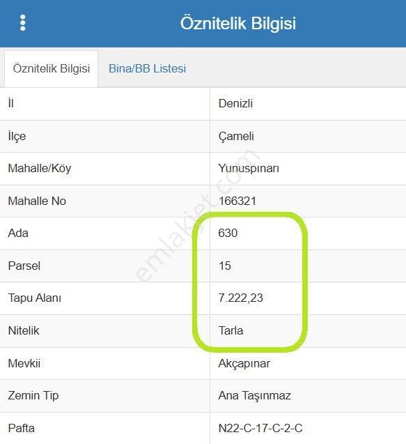🦋lobby Fortis'ten Satılık Çameli Merkezde 7222 M² Tarla🦋 - Görsel 9