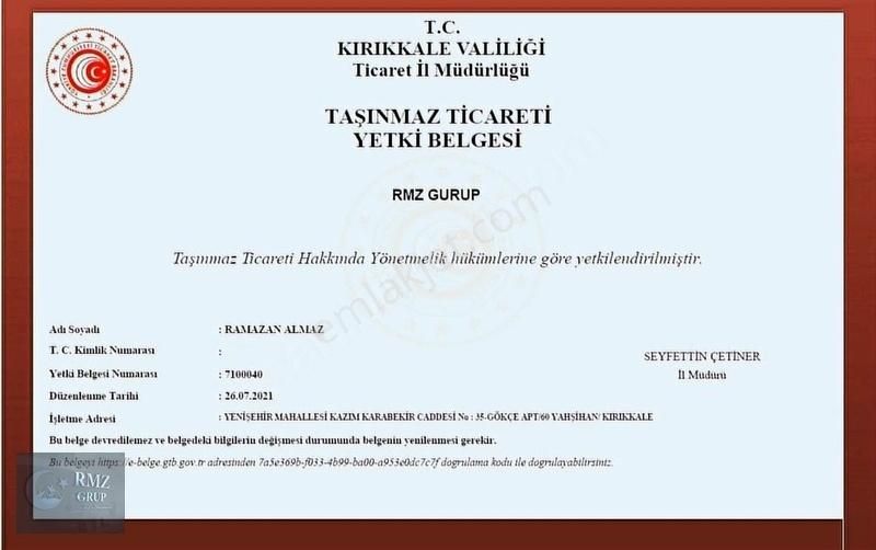 Satılık Arsa Osmangazi Mah. **rmz Grup Gayrimenkul**
