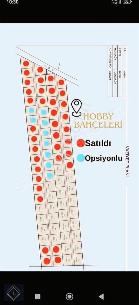 Leventler Emlaktan 300m2 Hobby Bahçesi