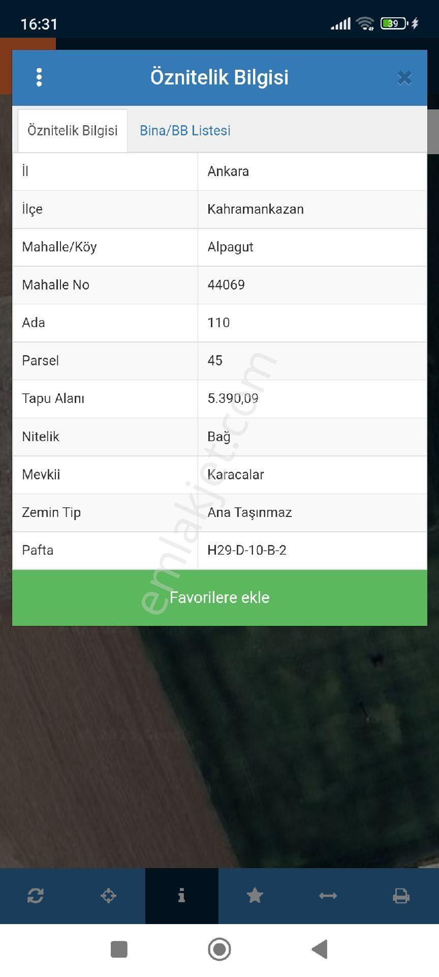 Kahraman Kazan Satılık Kupon Arsa Acil