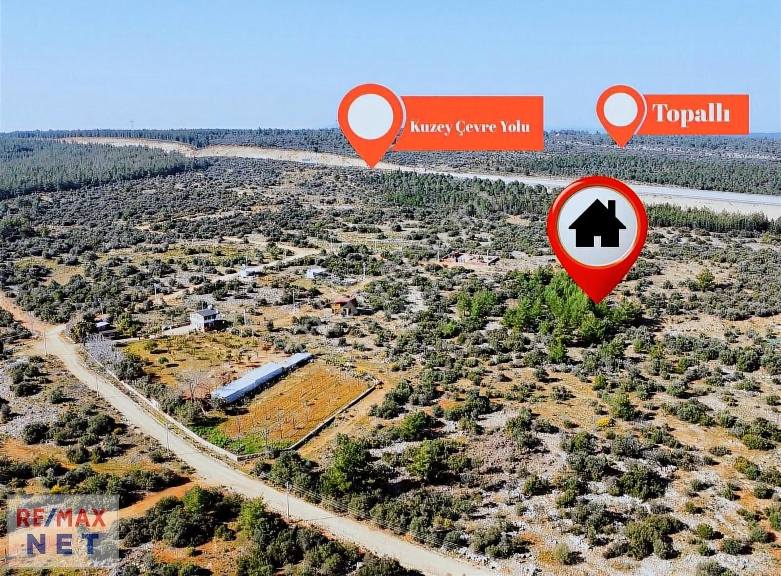 Topallı'da Çevre Yoluna Yakın 400m² Satılık Arsa │antalya Net