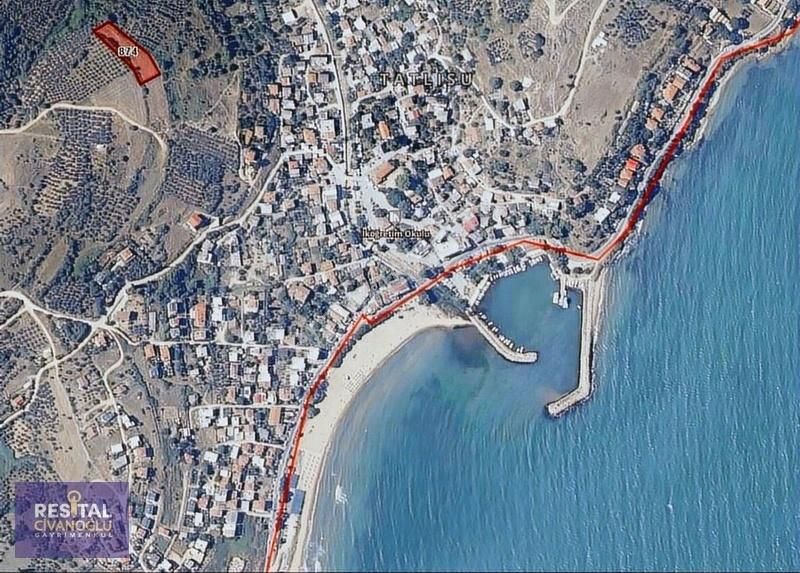 Erdek Tatlısu ' Da Doğa İle İçiçe Deniz Manzaralı Araziler