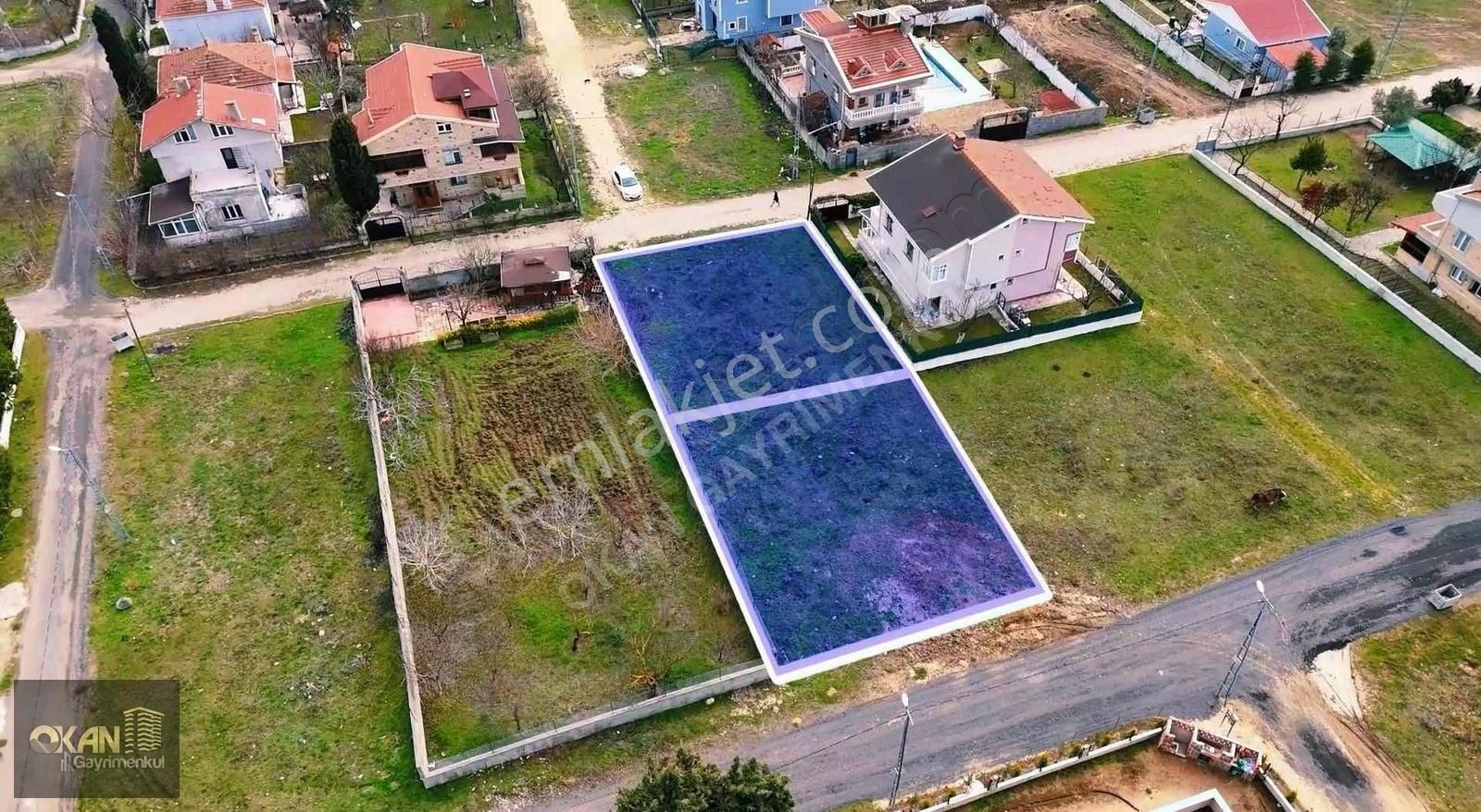 Gümüşyaka'da Satılık Yanyana İki Adet Villa İmarlı Arsa