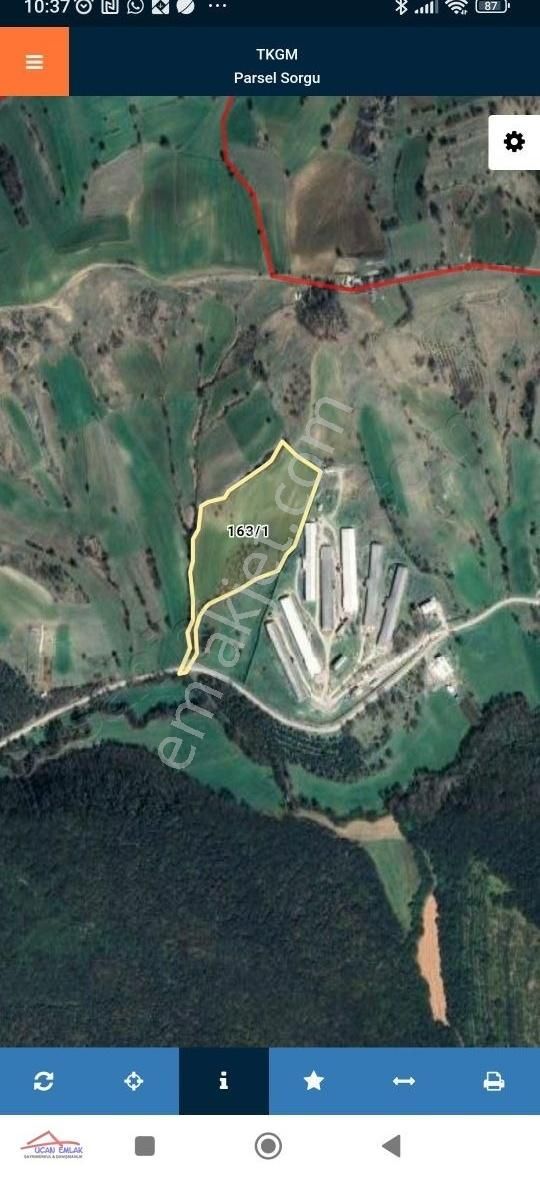 İzmit Kaynrcada Kadastrol Yola Cepheli 21.000 M2 Tarla