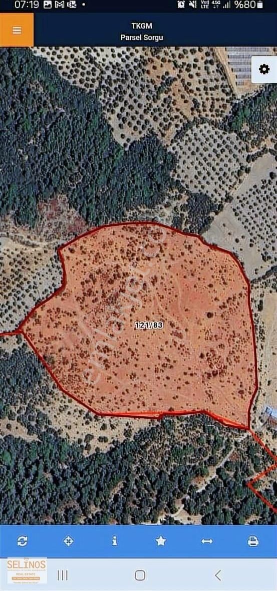 Selinos'dan Bergama Eğrigöl Mahallesinde 68.355 M2 Tarla