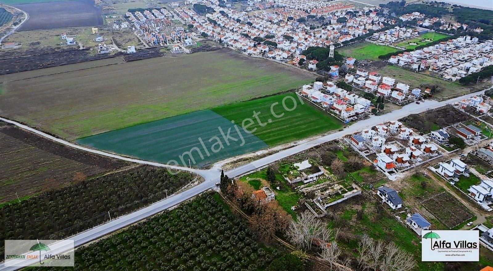 Dikili Kabakum'da Denize 600m. Mesafede 24 Villa İmarlı Arsa