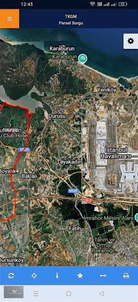 Hava Alanına Yakın Değeri Yüksek Yatırımlık 240 M2 Satılık Arsa