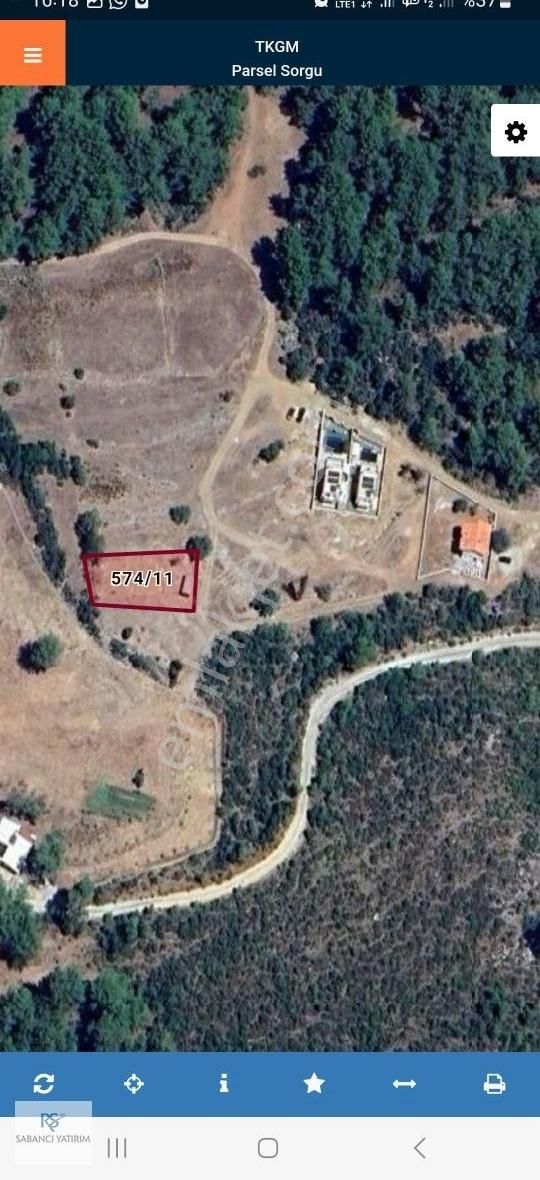 Fethiye Üzümlü De Satılık 782 M2 İmarlı Arsa Kat Mülkiyetli
