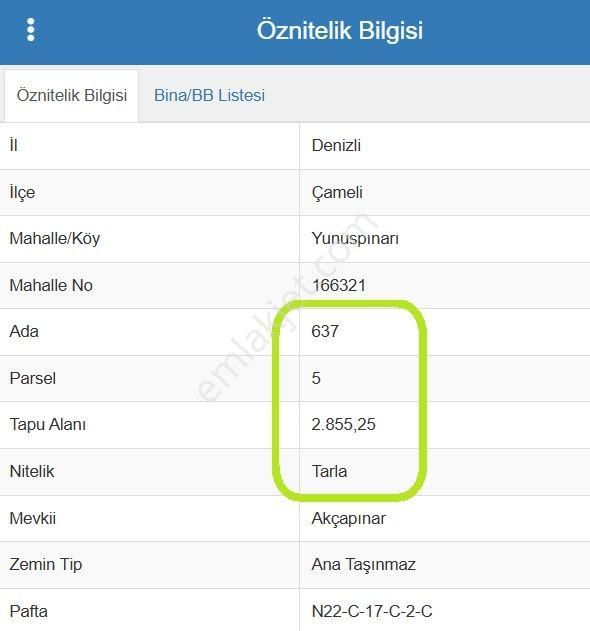 🦋lobby Fortis'ten Satılık Çameli Merkezde 2855 M² Tarla🦋 - Görsel 10