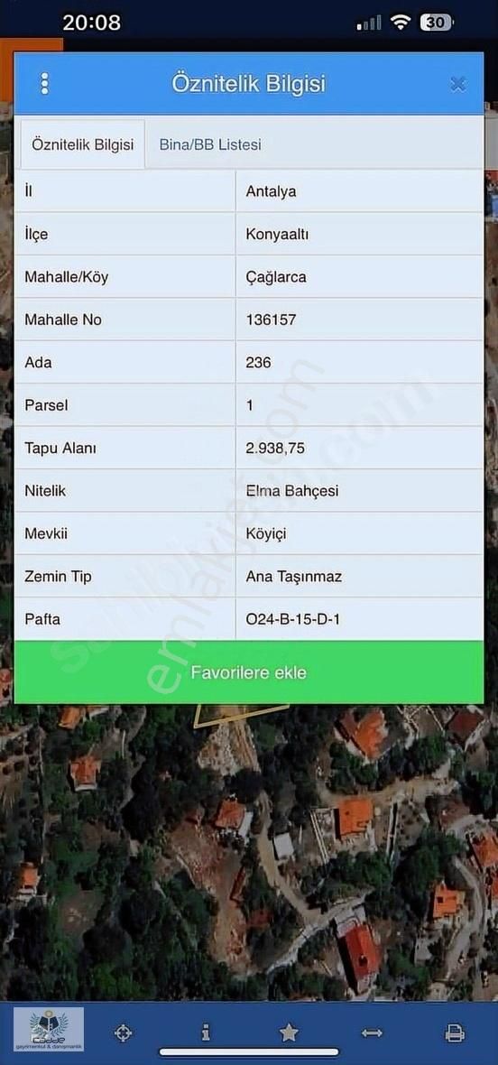 Konyaaltı Çağlarca'da Antalya Deniz Manzaralı Tarla