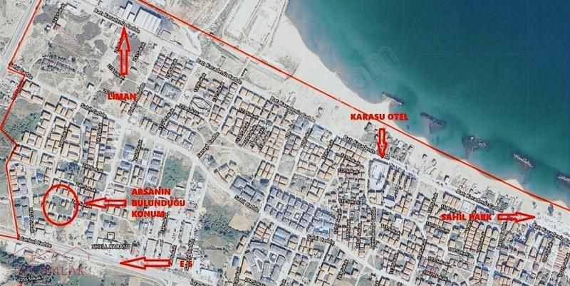 Ay Emlaktan Karasu Sahilde Köşebaşı 340m2 %40 İmarlı Arsa.