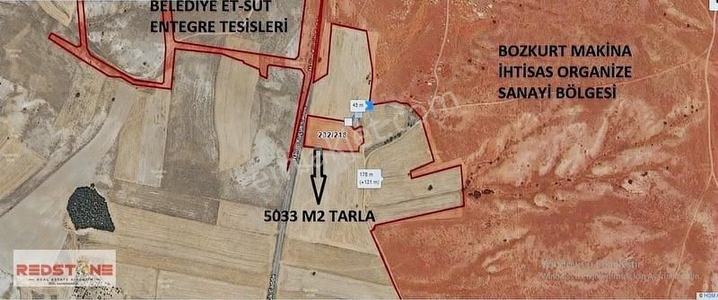 Redstone İdol Gayrimenkulden Osb'ye Sınır Yatırımlık Tarla