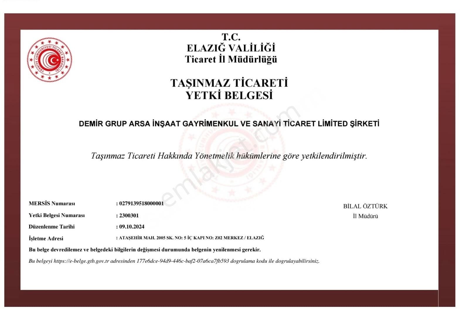Demir Gayrimenkul'den Mir1085 Plaza Satılık 1+1 Ofis