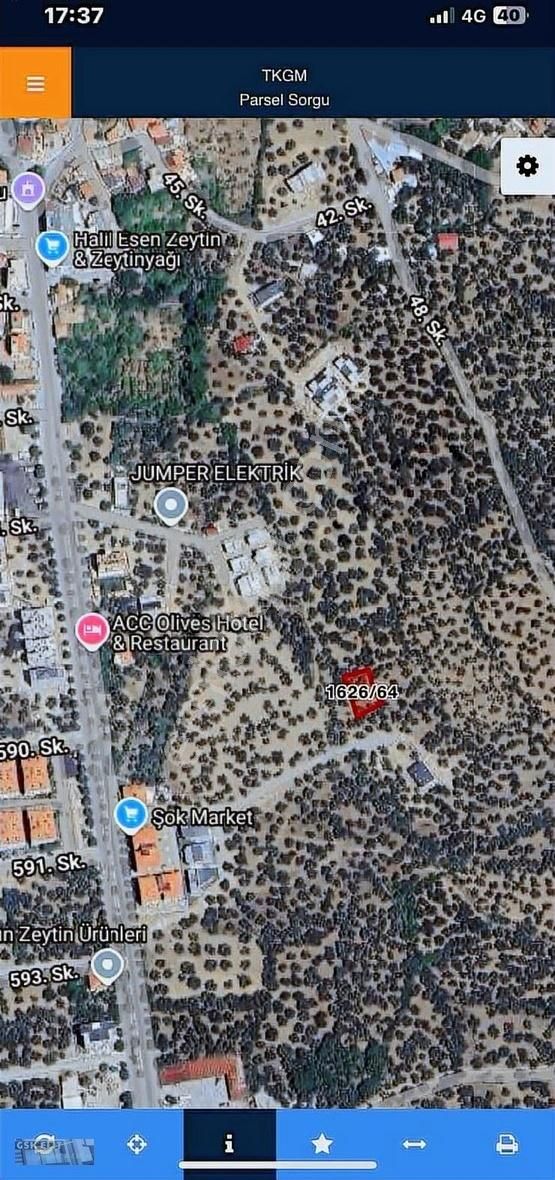 Zeytinlide Villalar Bölgesinde Muhteşem Konumda Satılık Arsa