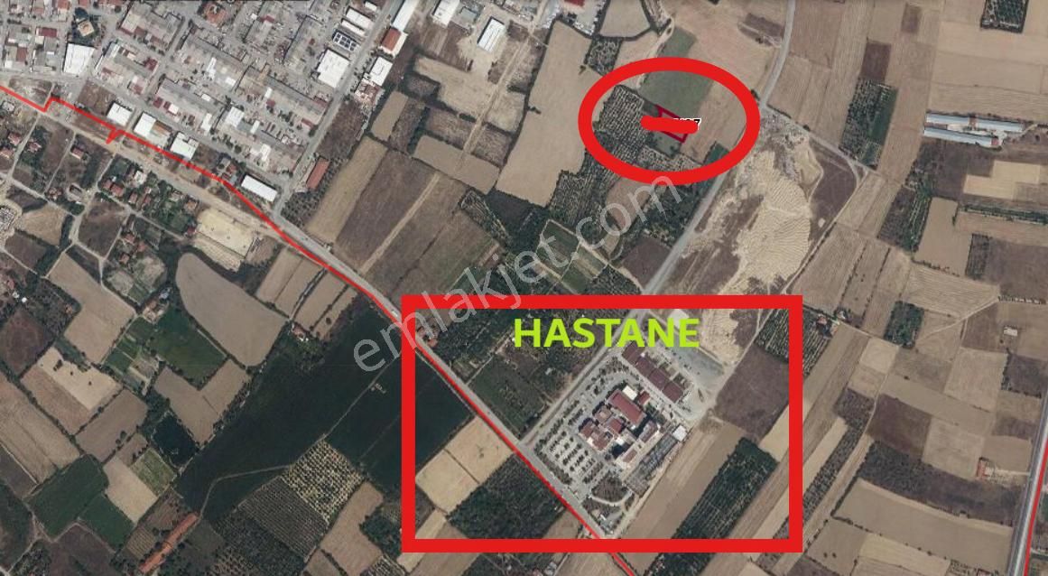 A-k Emlaktan Hastane Yakınında Toplam 1614 M2 Yatırımlık Tarla
