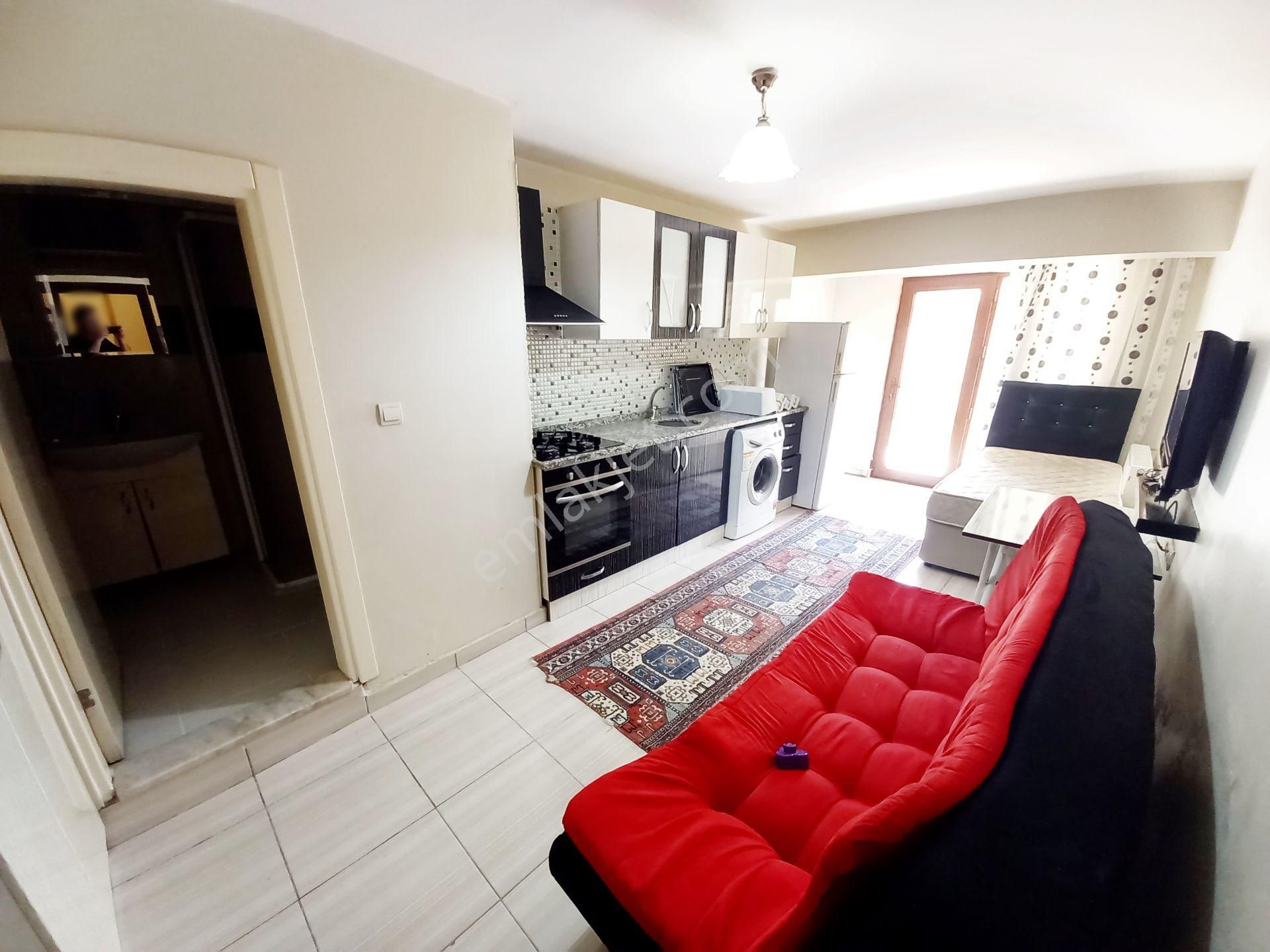 Kz Grup'tan Asmalıevler'de Isınma Dahil Bahçe Katı 1+0 Kiralık Eşyalı Apart