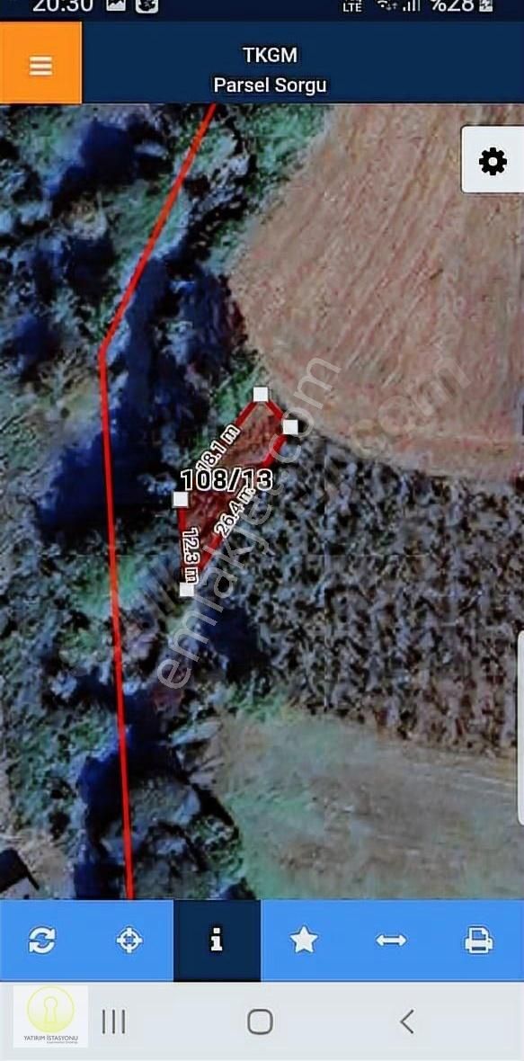 Kandıra Hacışeyh Te 160 Metre Resmi Yola 2 Parsel Satılık Tarla