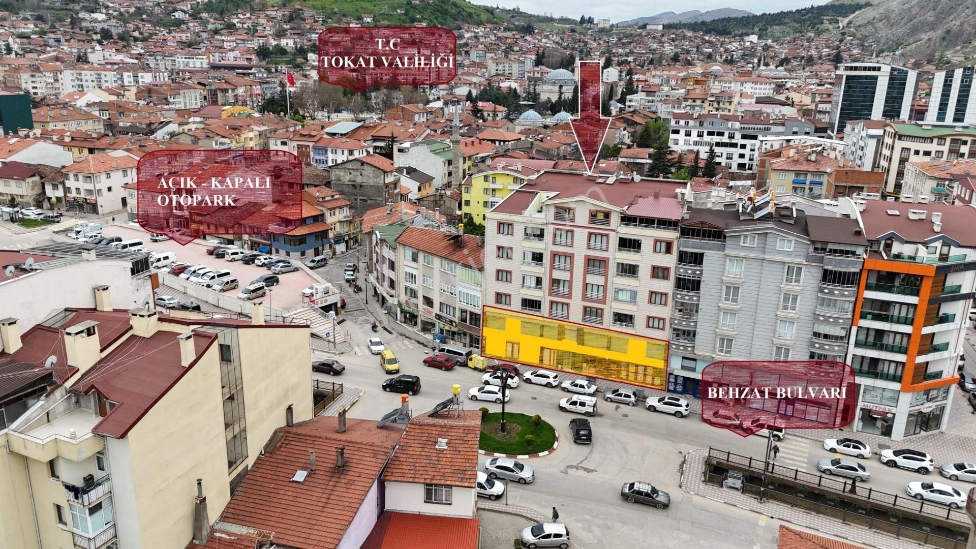 Vadi Emlak'tan Tokat Merkez Behzat Bulvarı'nda Satılık 445 M² Dükkan