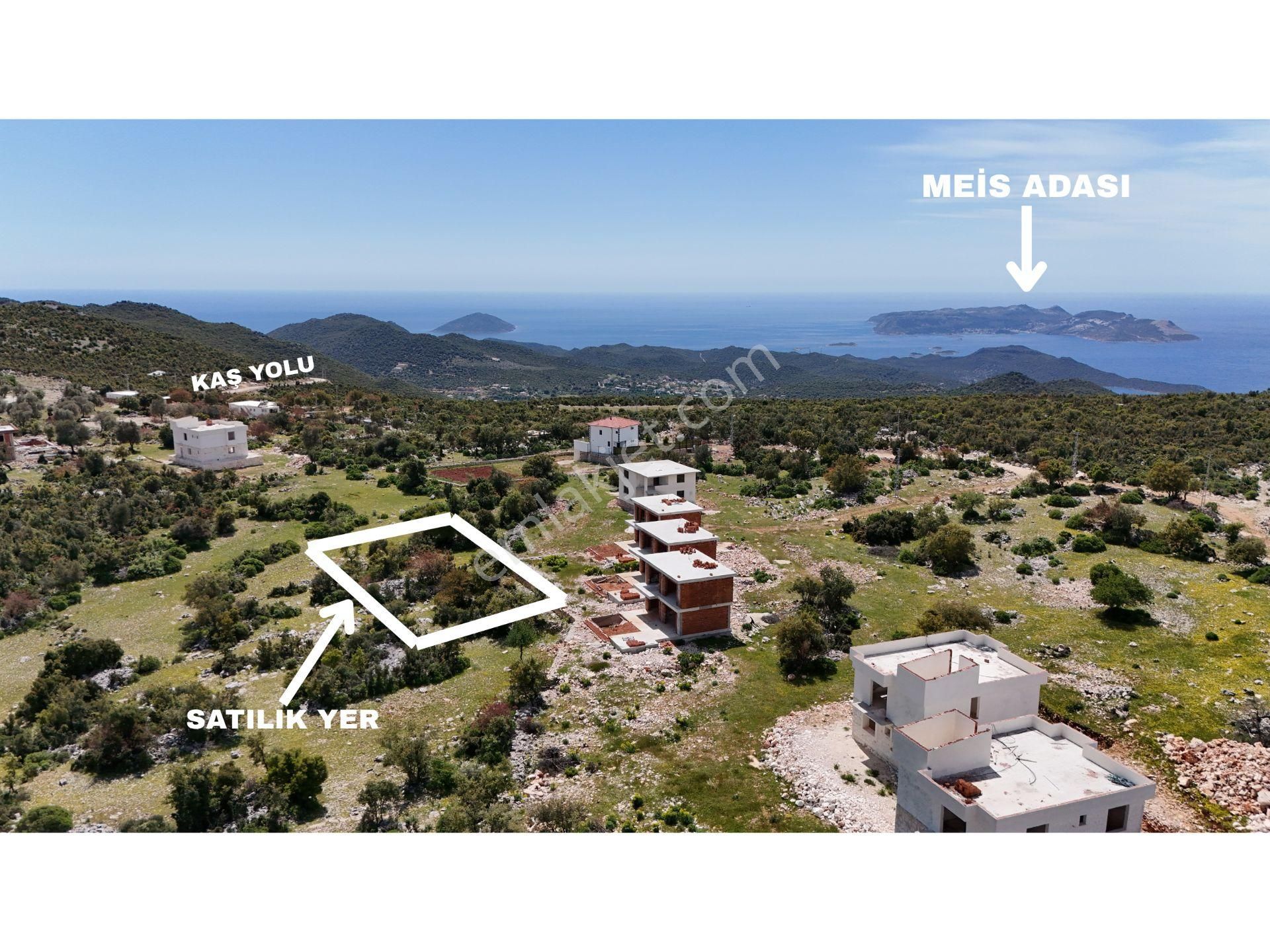 Kaş Belenli Mahallesinde 1600 M2 Satılık Arsa