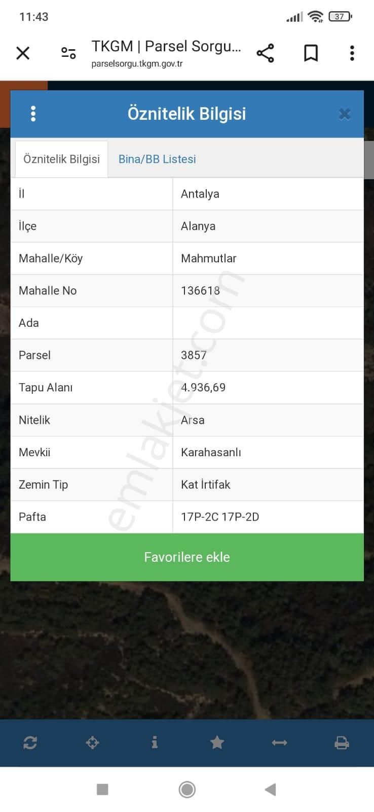 Satılık Arsa Alanya Mahmutlar - Görsel 2