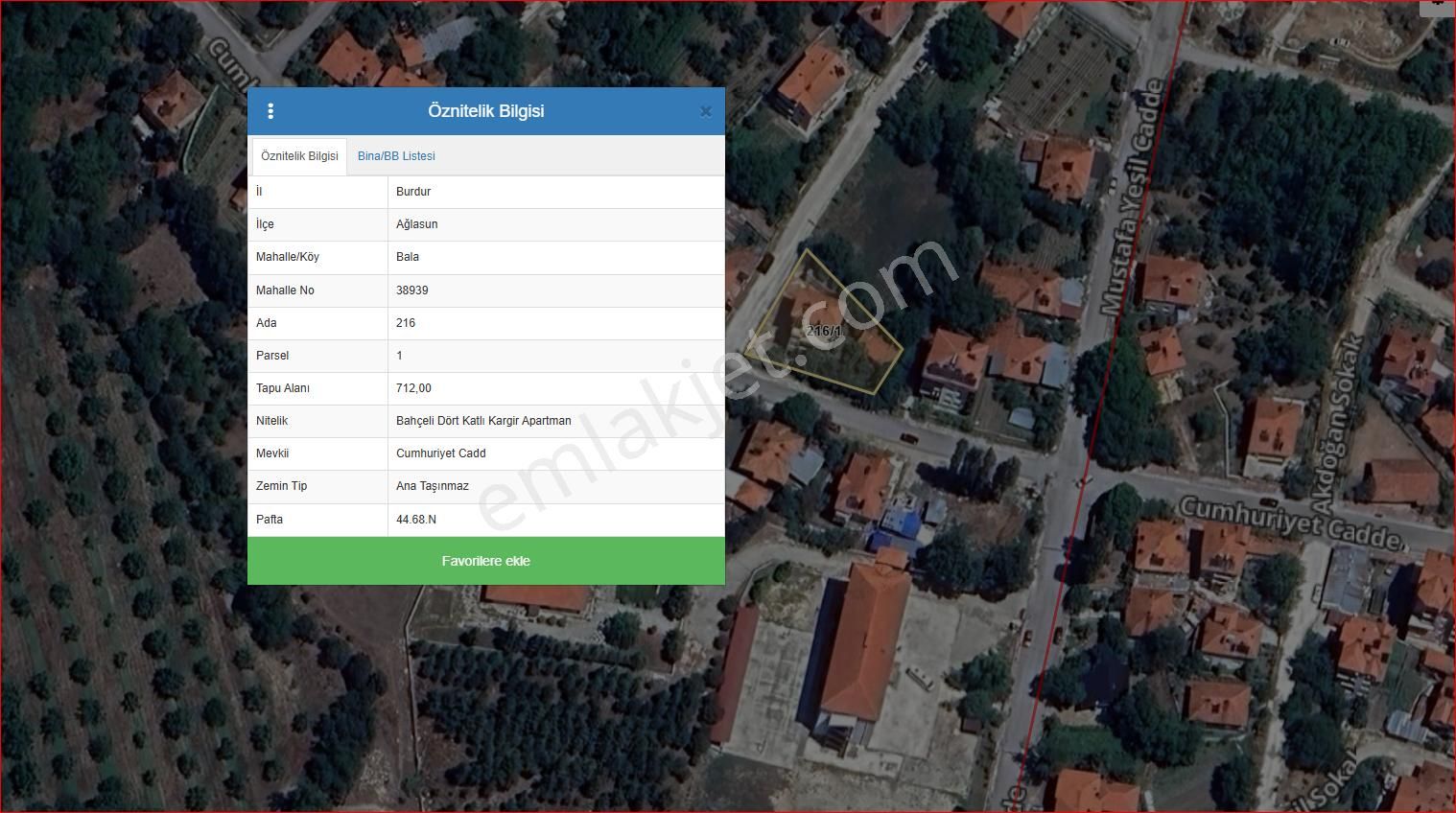 Asya Evim Emlaktan Ağlasun Bala Mah. De 4 Katlı Satılık Bina - Görsel 12