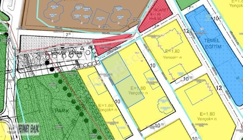 Fetanet Emlak'tan Bahçelievler De 1771 M2 Konut Parseli
