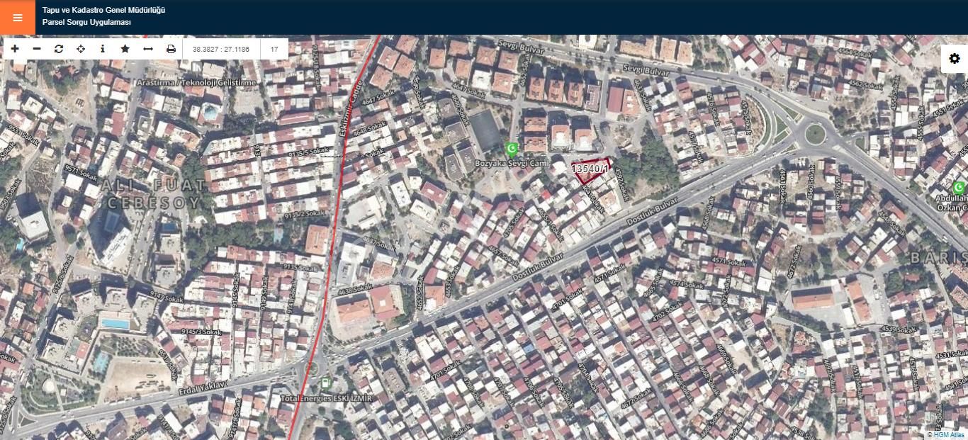 Karabağlar Sevgi Mahallesi 178m2 Ticari+konut İmarlı Satılık Arsa