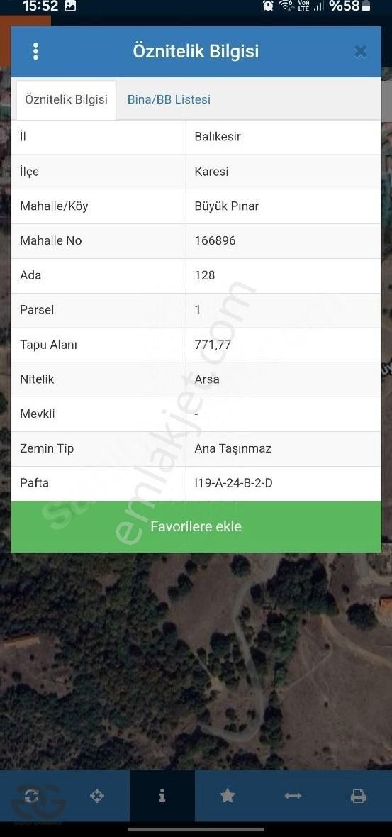 Balıkesir Karesi Büyük Pınar'da Satılık Arsa