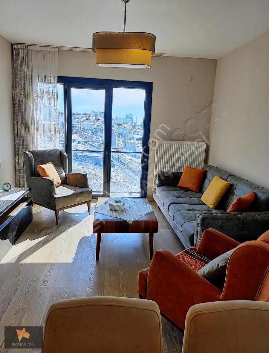 Terrace Mix'te Yüksek Kat Şehir Manzaralı Balkonlu Ful Eşyalı