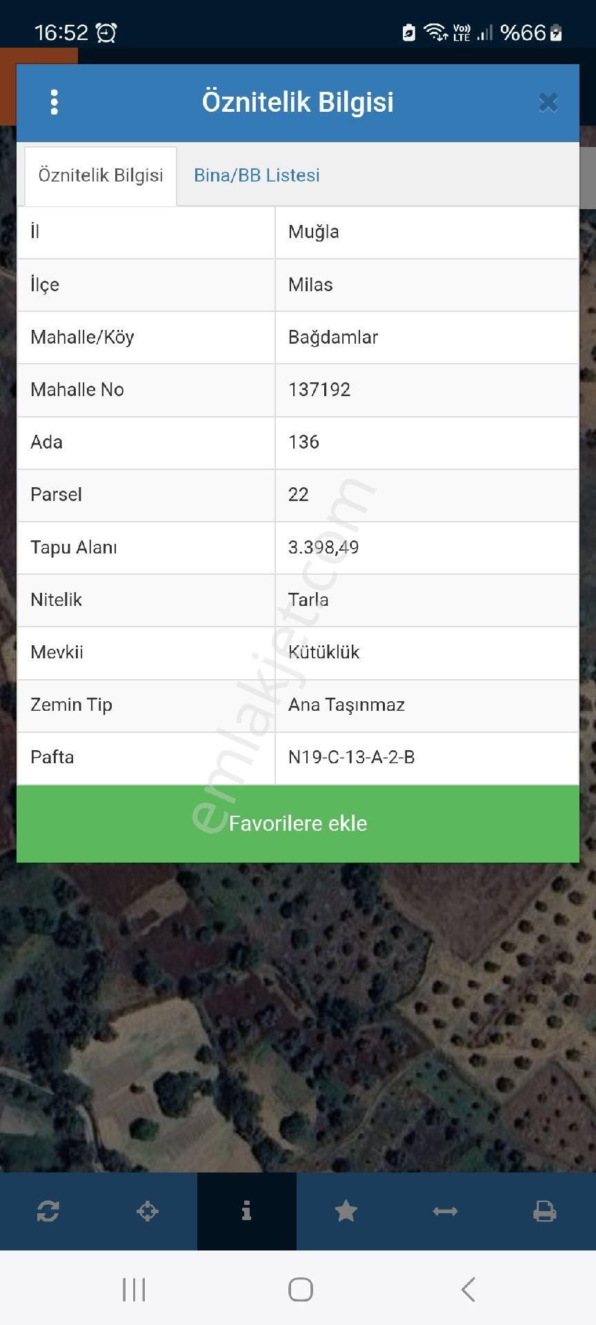 Muğla Milas Bağdamları Köyü Satılık 3400m² Tarla Gökhan Alkaya'dan