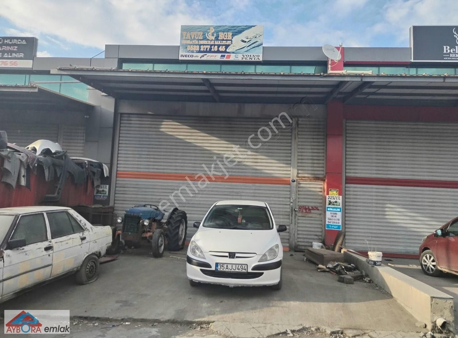Aliağa Samurluda Sanayi Sitesinide Batarlı Ofisli İşyeri Kiralık