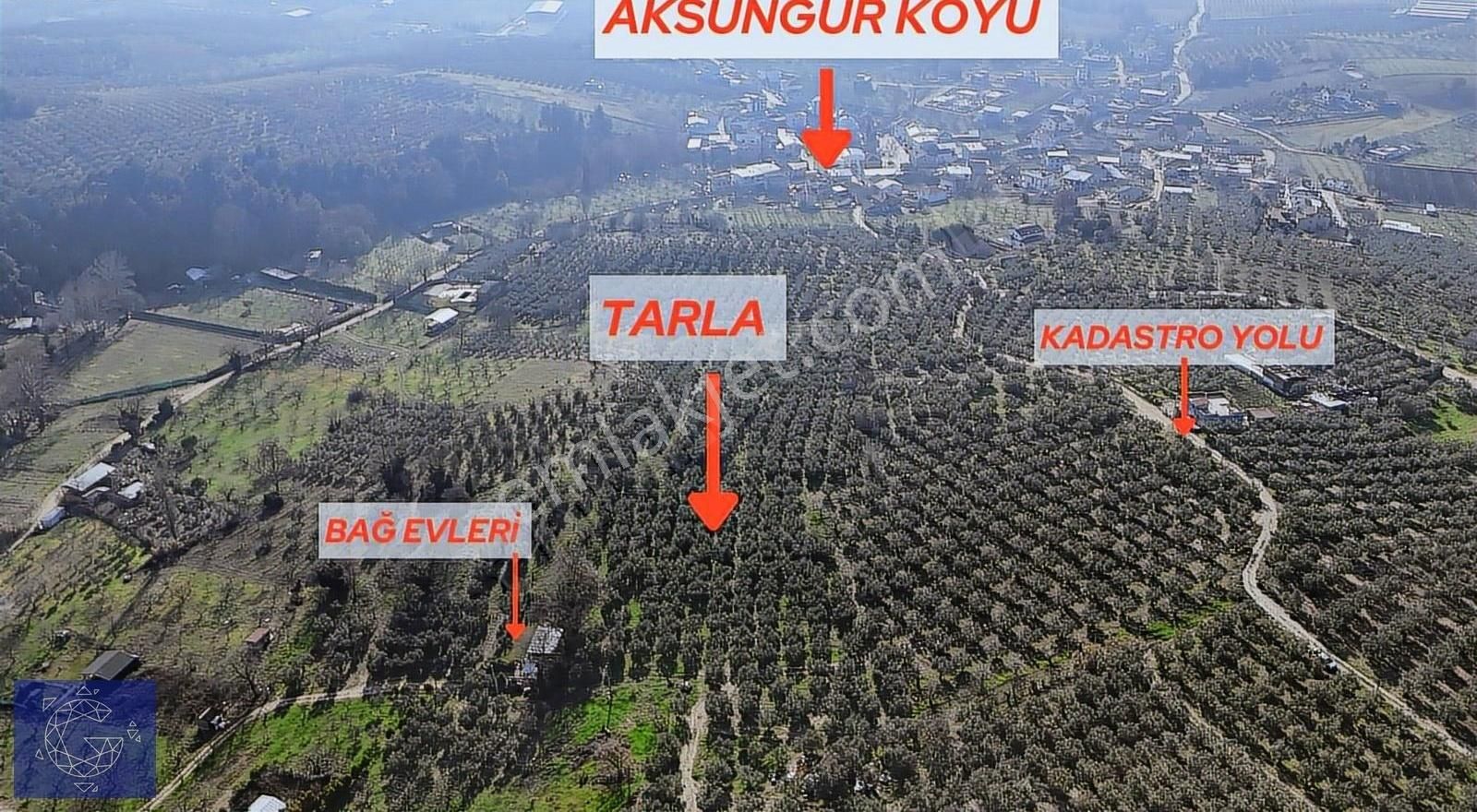 Aksungur'da Güzel Lokasyonda Yatırımlık 3.373 M2 Tarla