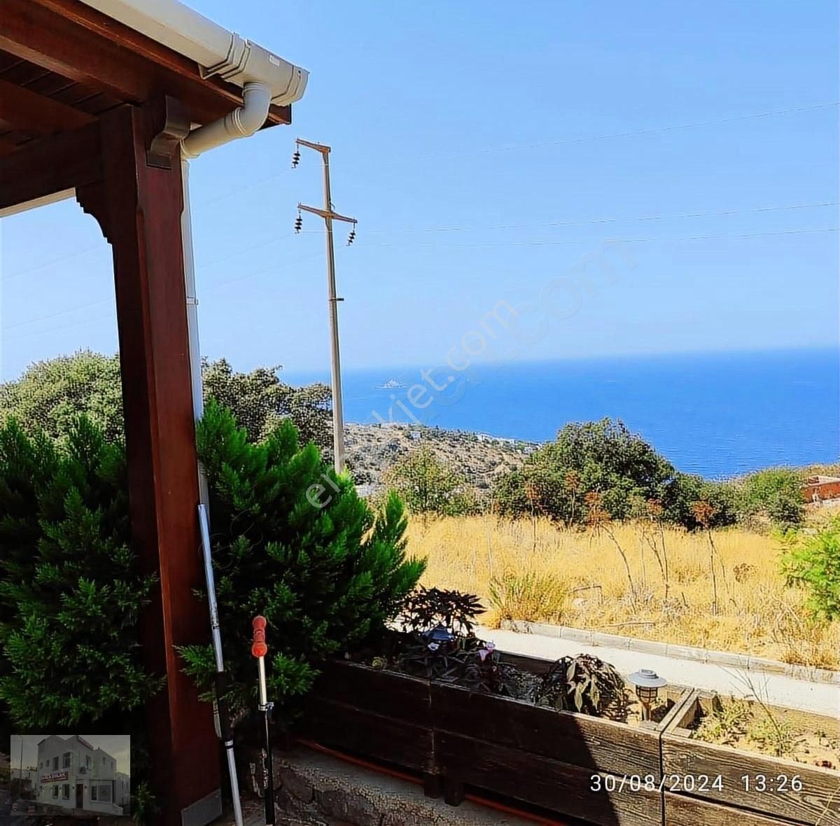 Yalıkavak Kızılburunda Deniz Manzaralı Havuzlu Yıllık Kiralık