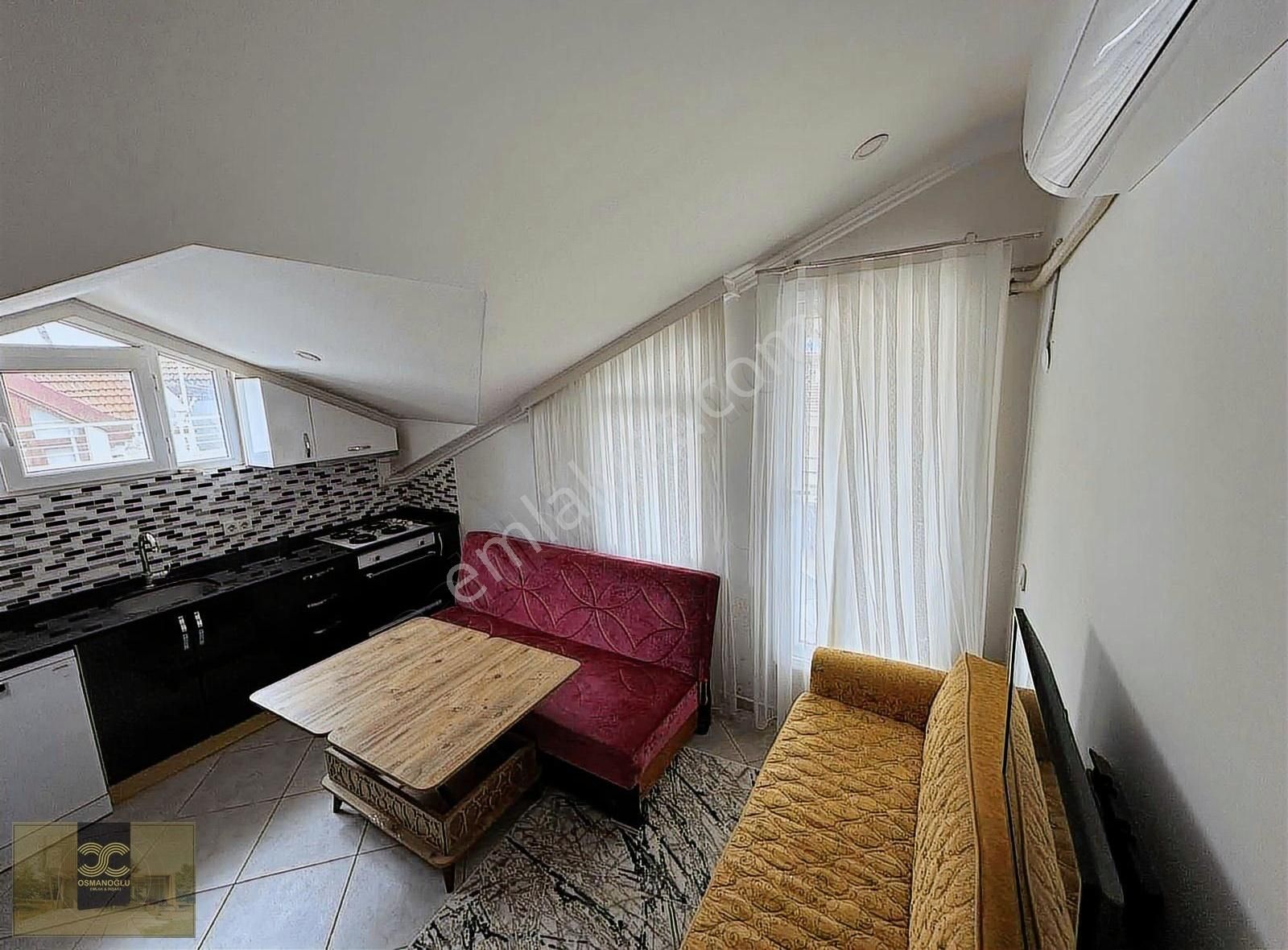 Pazaryeri Mah 1+1 Eşyalı Kiralık Daire