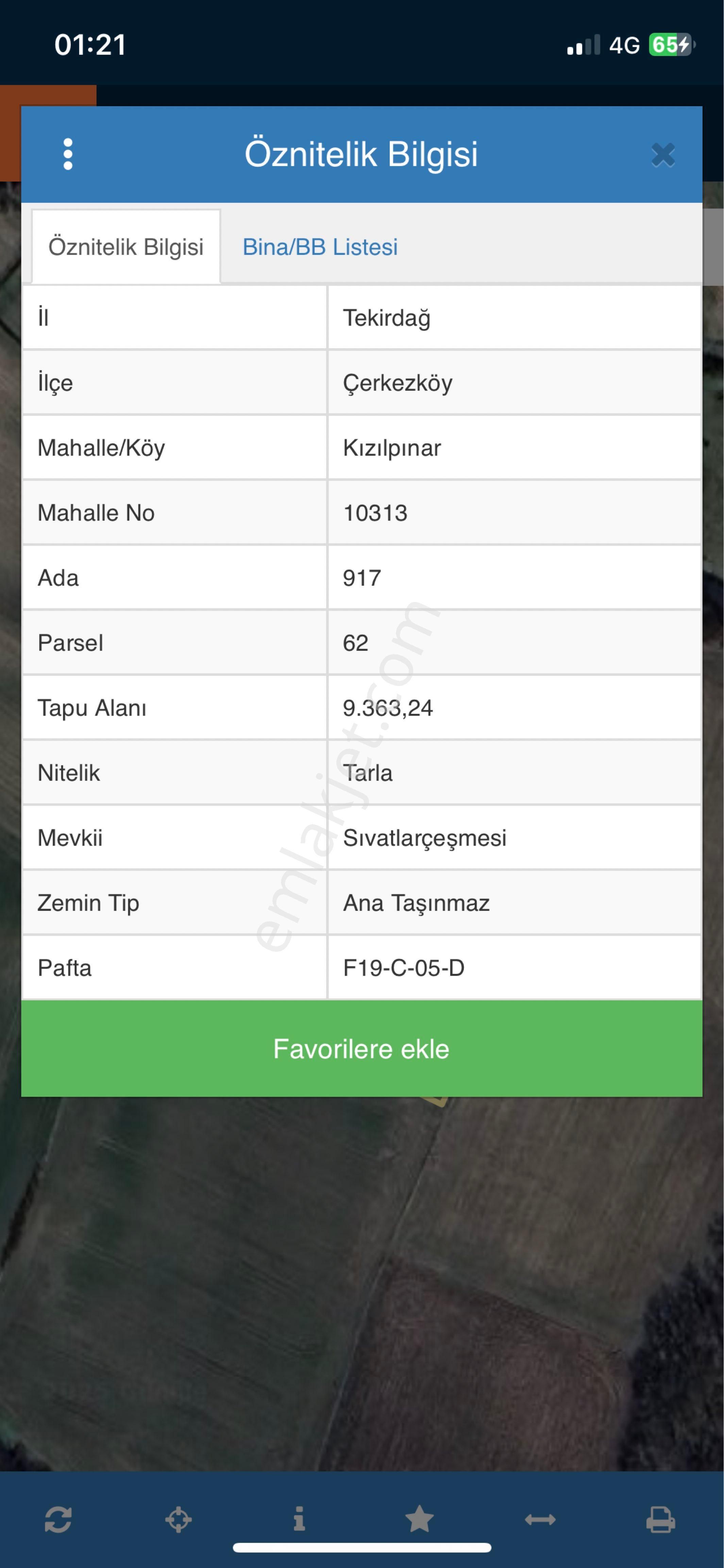Satılık Kupon Tarla Bu Fırsat Kaçmaz