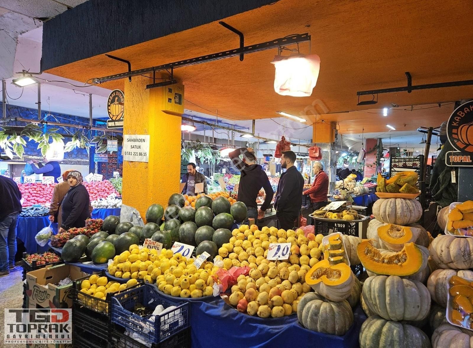 Katlı Pazar Yerinde Satılık Dükkan Araç Takasına Uygun