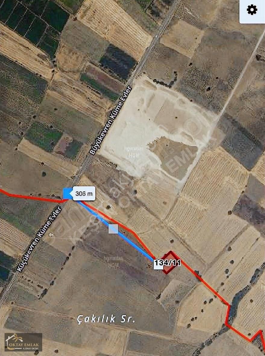 Küçükevren Köyünde Satılık Ana Yola 300m Mesafede Tarla
