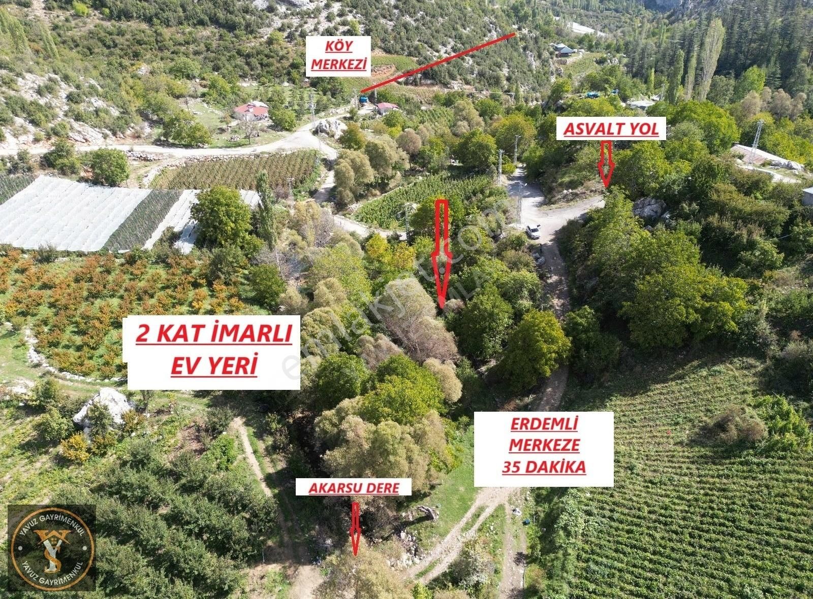 Sorgunda Satılık Tek Tapu 537m2 Ev Yeri