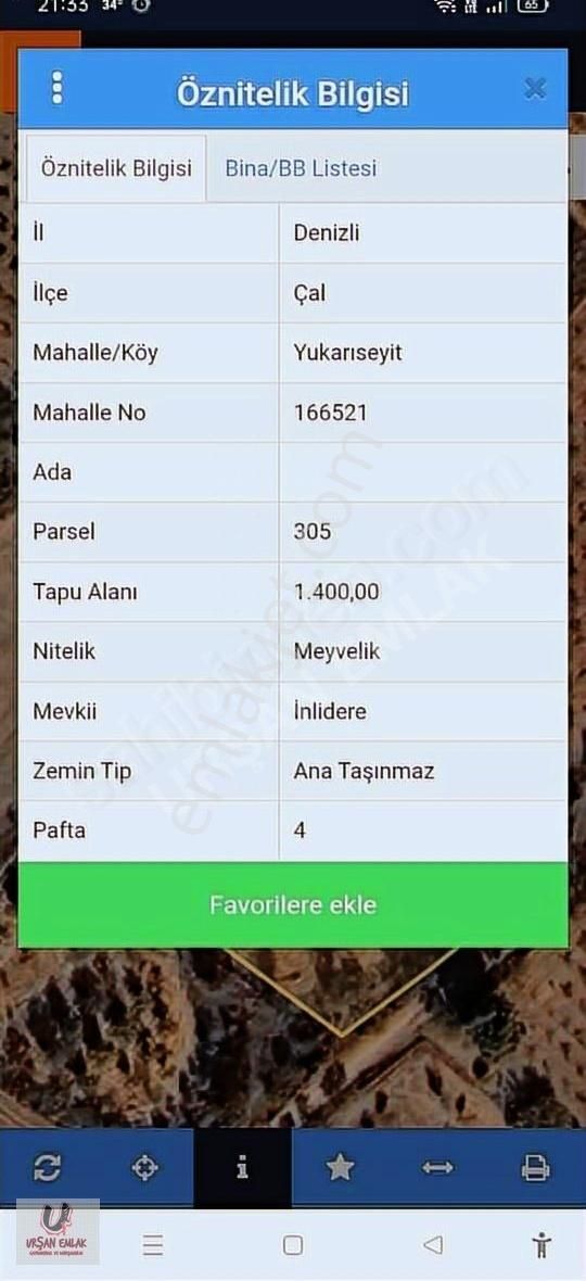 Anayola Yakın Satılık Hobi Bahçesi Meyvelik