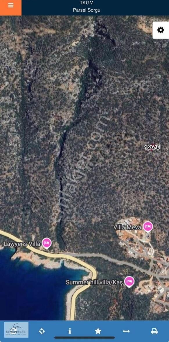 Sercan Mutlu'dan Kaşta 178 M2 Deniz Manzaralı Arazi !!!